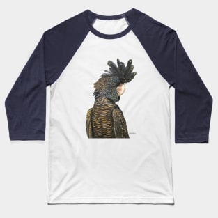 Black Cockatoo - by Nadya Neklioudova Baseball T-Shirt